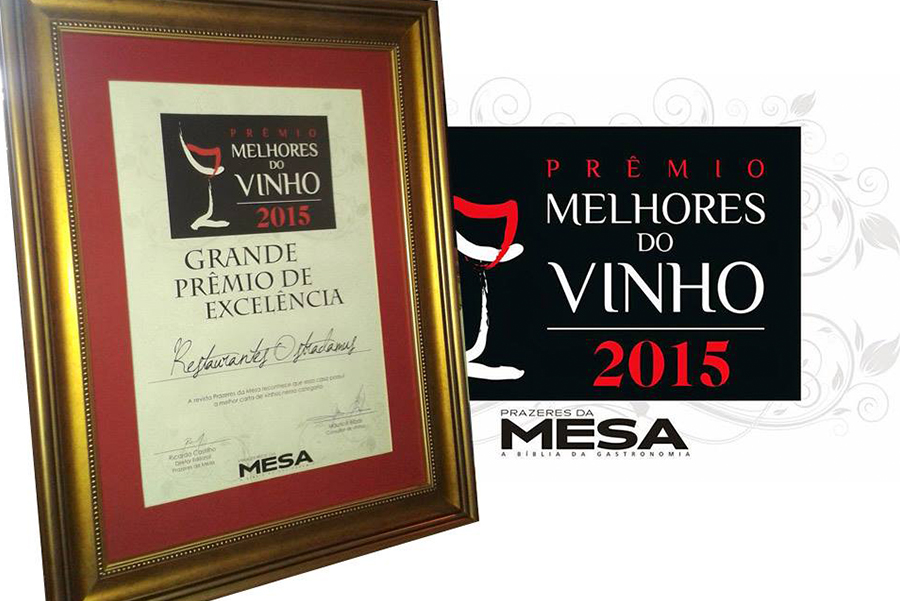Grande Prêmio de Excelência – Melhores do Vinho 2015